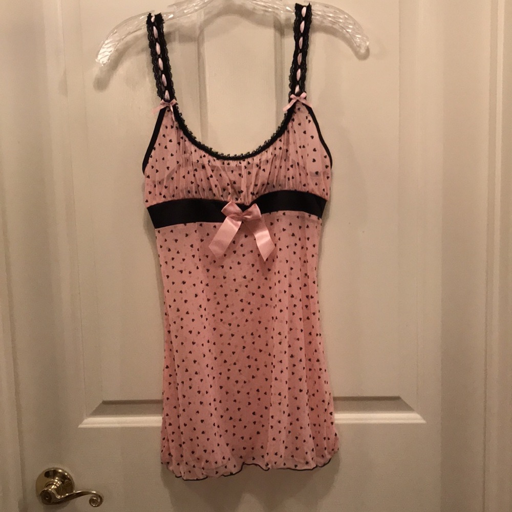 Pink and black nighty pink and black